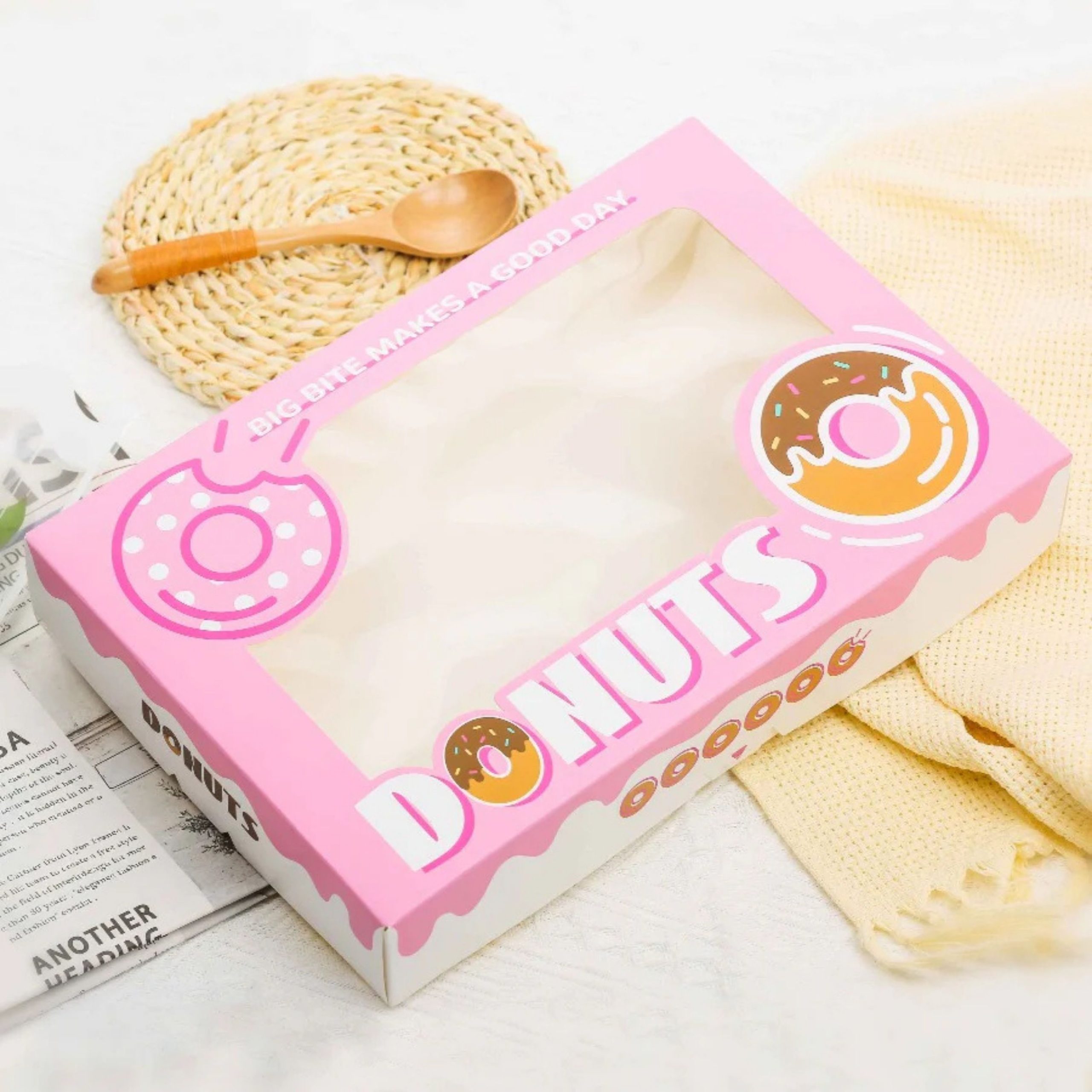 The Art and History of Pink Donut Packaging Boxes