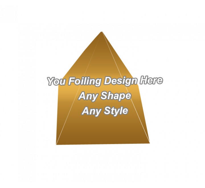Golden Foiling - Pyramid Shape Boxes