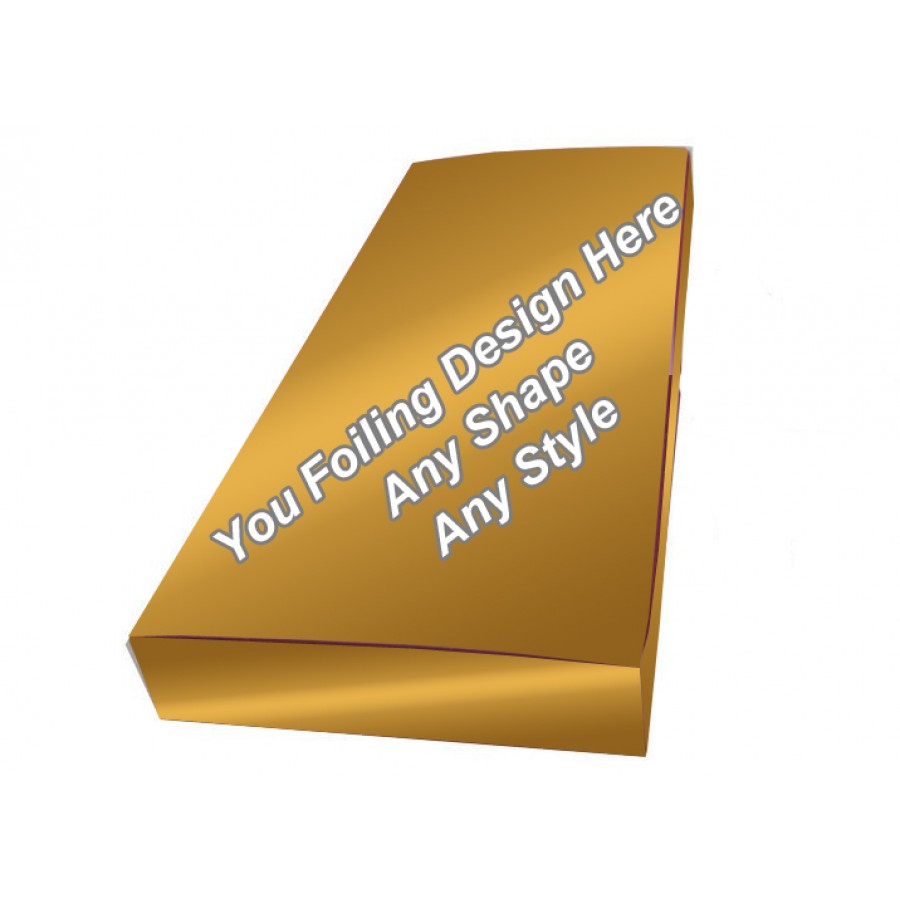 Golden Foiling - Foldable Hair Extension Boxes