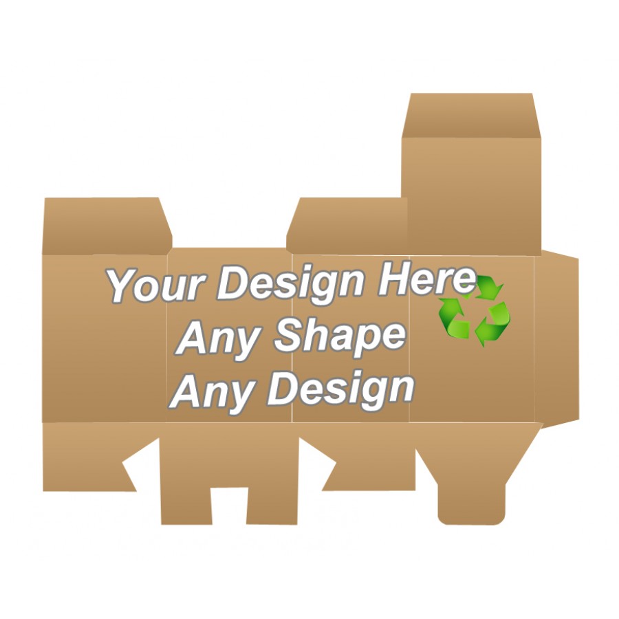 Recycled - Die cut Packaging Boxes