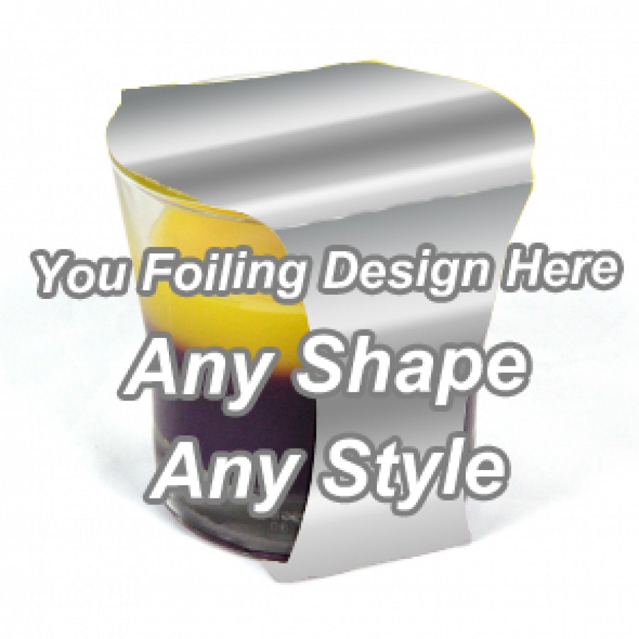 Silver Foiling - Cup Jar Sleeve Packaging