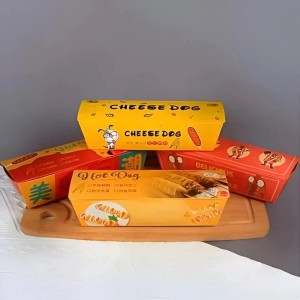 Hot Dog Sleeve Packaging Boxes