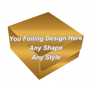 Golden Foiling - Tuck End Auto Bottom Cupcake Box