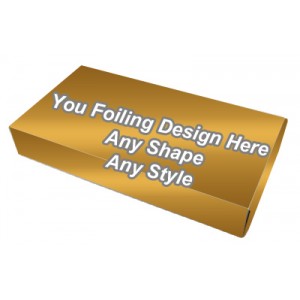 Golden Foiling - Latex Gloves Packaging Boxes