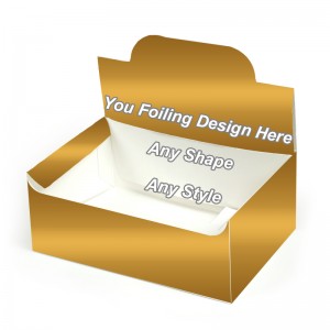 Golden Foiling - Auto Bottom Display Lid Boxes