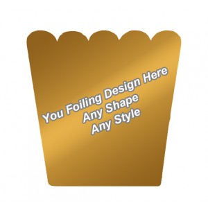 Golden Foiling - Pop Corn Boxes