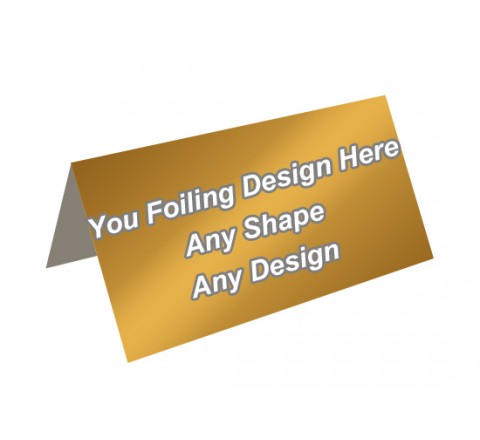 Golden Foiling - Header Card Packaging